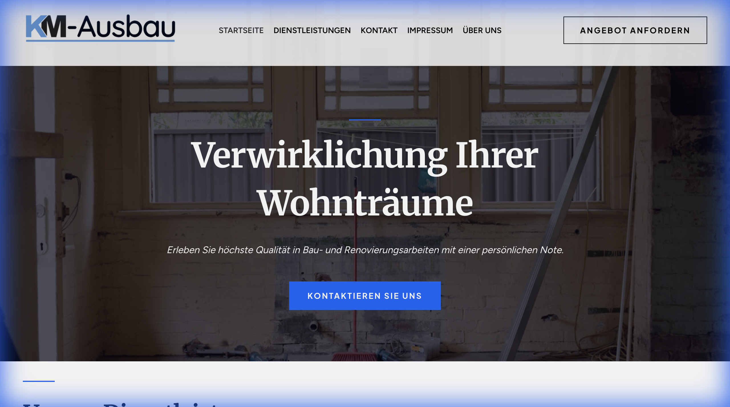 Construction Company Website